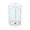 Azar Displays Three-Sided Revolving Sign and Menu Holder, 4 in. W x 6 in. H 193726-WHT - alternate 1